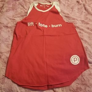 Red Pure Barre tank